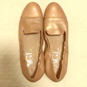 AGL Cap toe smoking flat